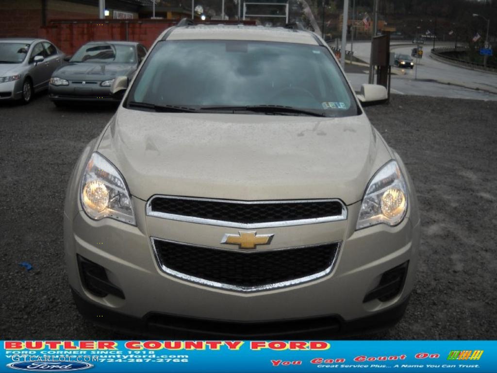 2010 Equinox LT AWD - Gold Mist Metallic / Jet Black photo #19