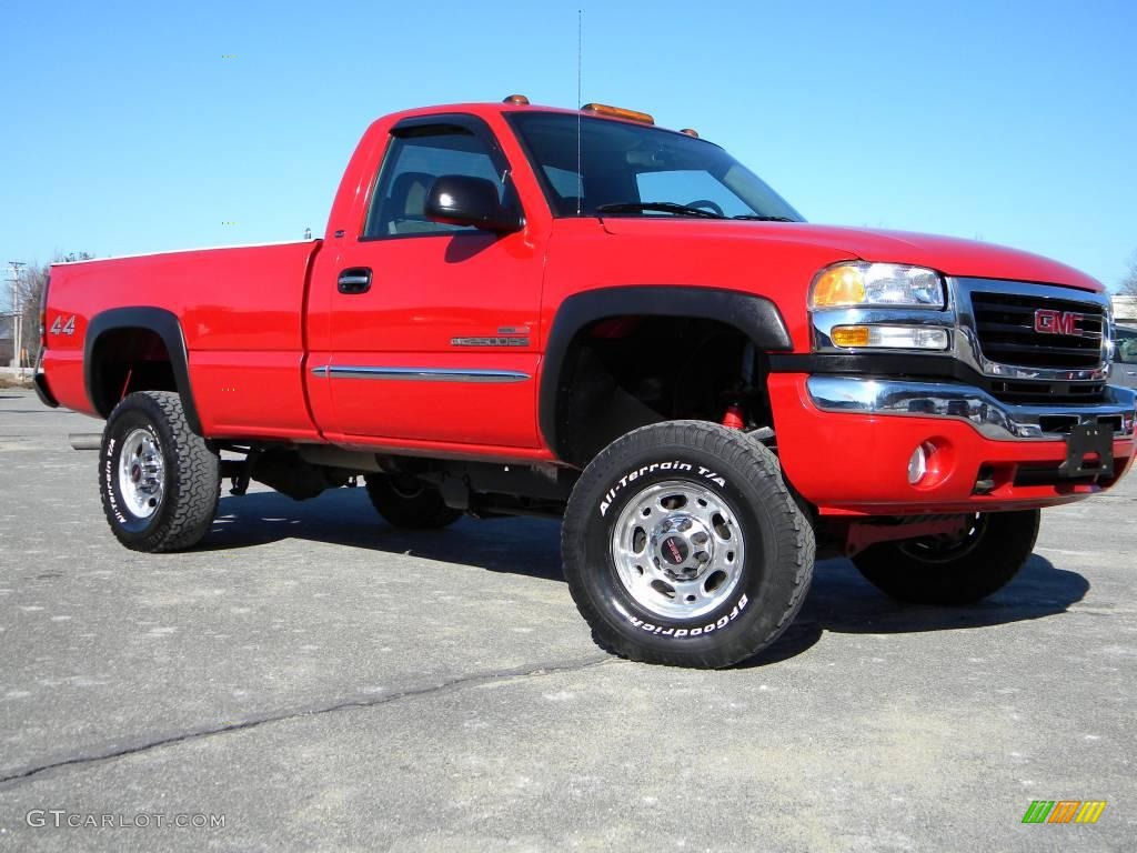 2004 GMC Sierra 2500HD SLE Regular Cab 4x4 Exterior Photos