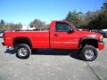 Fire Red 2004 GMC Sierra 2500HD SLE Regular Cab 4x4 Exterior