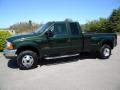 2000 Woodland Green Metallic Ford F350 Super Duty XLT Extended Cab 4x4 Dually  photo #7