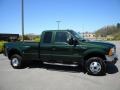 2000 Woodland Green Metallic Ford F350 Super Duty XLT Extended Cab 4x4 Dually  photo #8