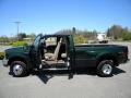 2000 Woodland Green Metallic Ford F350 Super Duty XLT Extended Cab 4x4 Dually  photo #11
