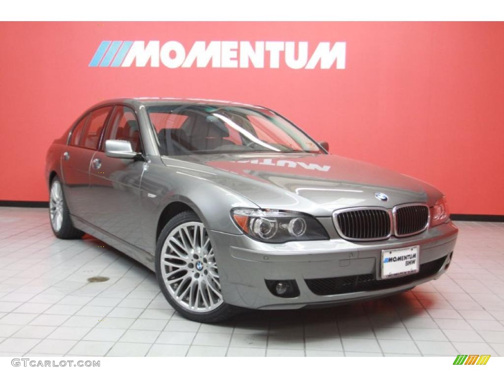 2007 7 Series 750i Sedan - Titanium Grey Metallic / Flannel Grey photo #1