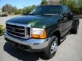 2000 Woodland Green Metallic Ford F350 Super Duty XLT Extended Cab 4x4 Dually  photo #15