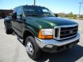 Woodland Green Metallic 2000 Ford F350 Super Duty XLT Extended Cab 4x4 Dually Exterior
