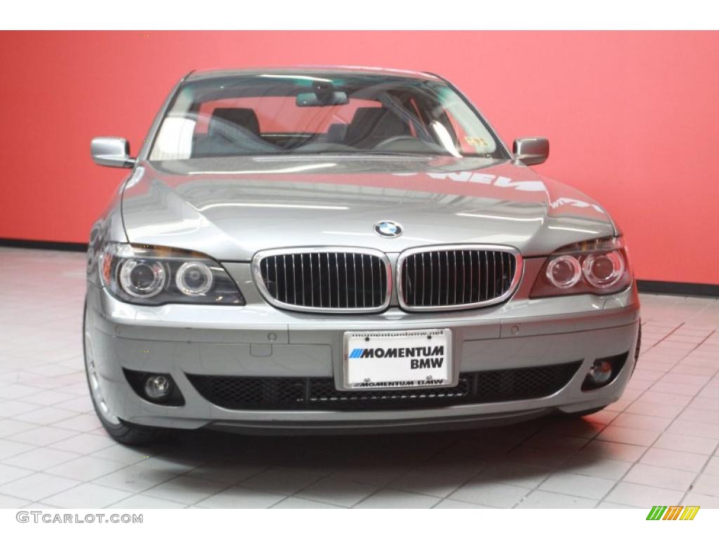 2007 7 Series 750i Sedan - Titanium Grey Metallic / Flannel Grey photo #13