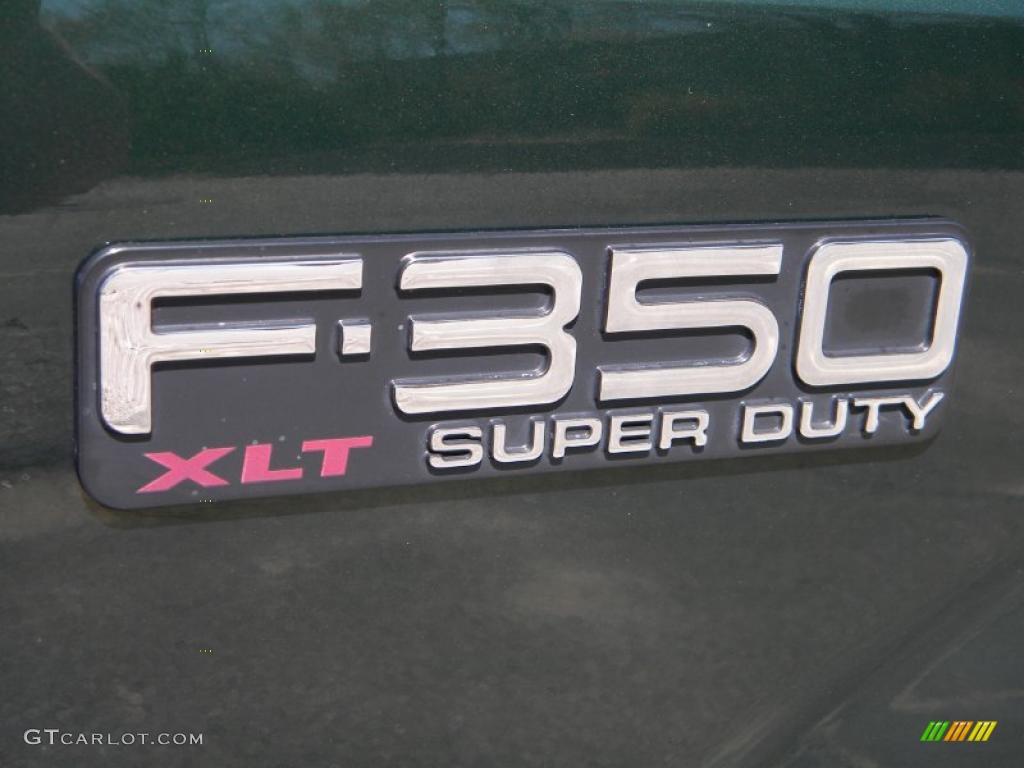 2000 Ford F350 Super Duty XLT Extended Cab 4x4 Dually Marks and Logos Photo #40638262