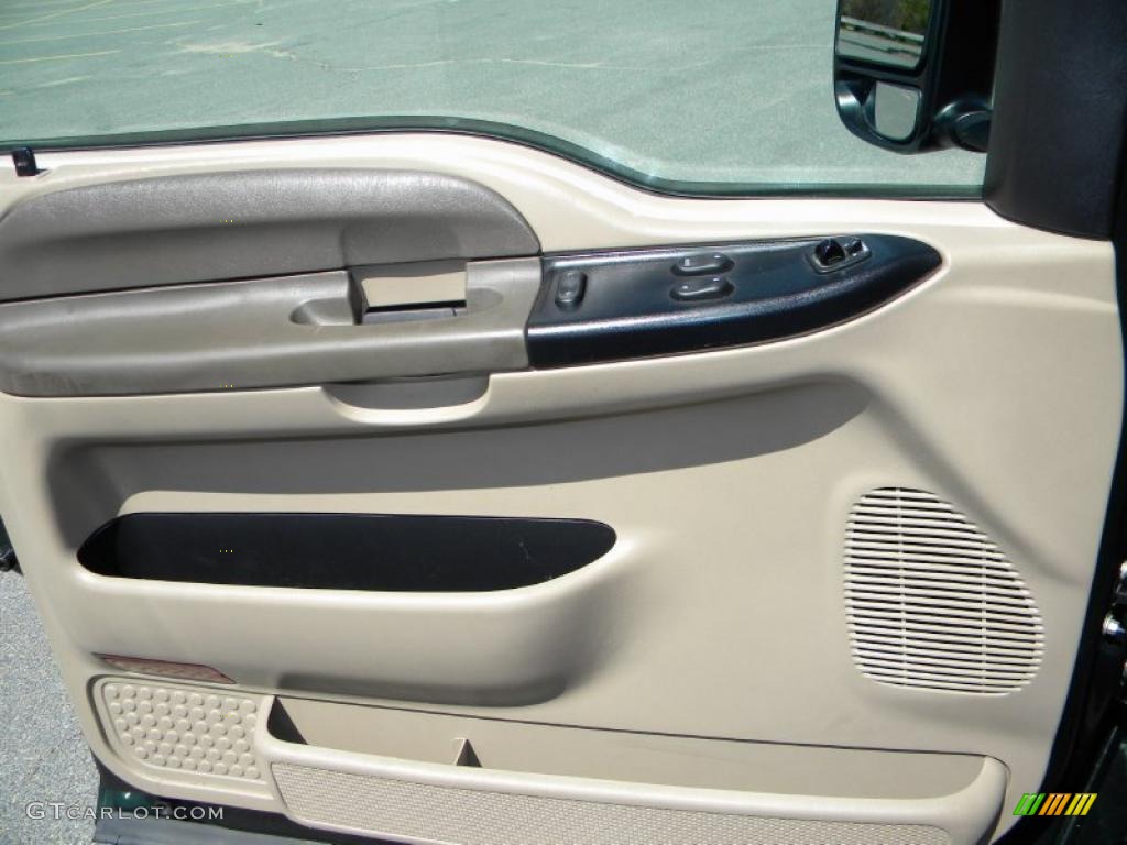 2000 F350 Super Duty XLT Extended Cab 4x4 Dually - Woodland Green Metallic / Medium Parchment photo #37