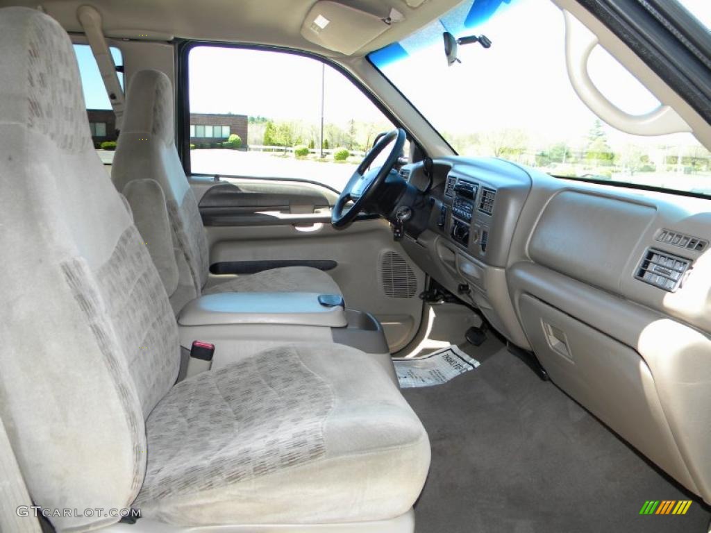 2000 F350 Super Duty XLT Extended Cab 4x4 Dually - Woodland Green Metallic / Medium Parchment photo #41