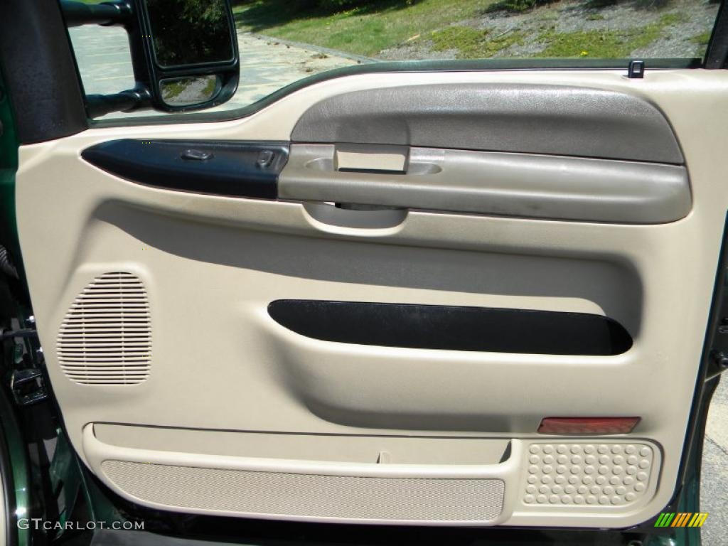 2000 F350 Super Duty XLT Extended Cab 4x4 Dually - Woodland Green Metallic / Medium Parchment photo #44