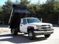 2003 Summit White Chevrolet Silverado 3500 Regular Cab 4x4 Chassis Dump Truck  photo #30