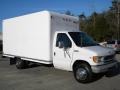 1998 Oxford White Ford E Series Cutaway E350 Commercial Moving Truck  photo #2