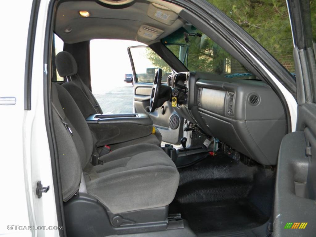 2003 Silverado 3500 Regular Cab 4x4 Chassis Dump Truck - Summit White / Dark Charcoal photo #46