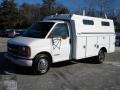 Summit White - Express Cutaway 3500 Commercial Utility Van Photo No. 1