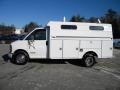 Summit White - Express Cutaway 3500 Commercial Utility Van Photo No. 3