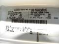 YZ: Oxford White 1998 Ford E Series Cutaway E350 Commercial Moving Truck Color Code