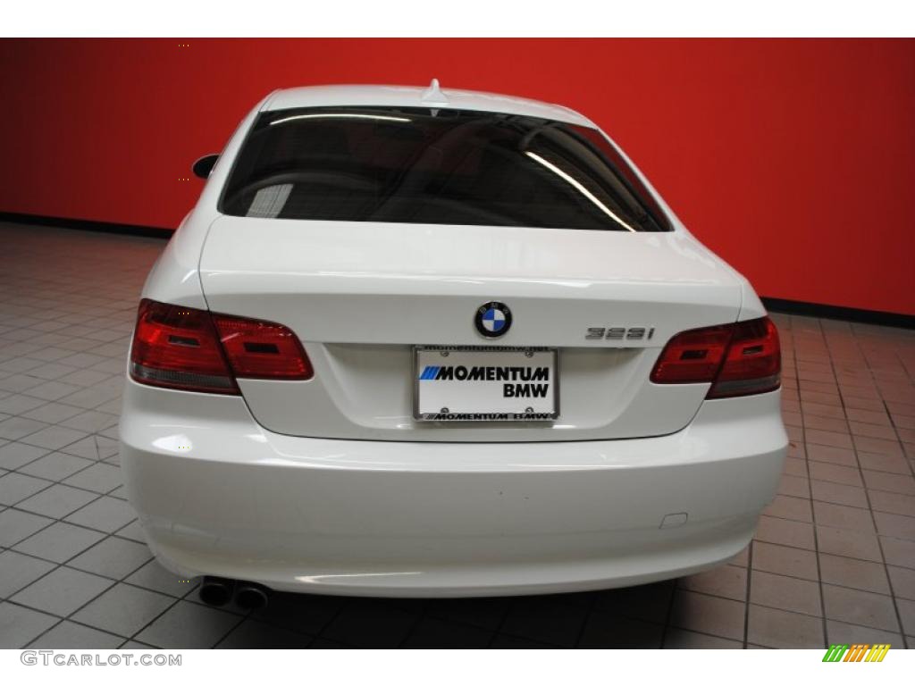 2008 3 Series 328i Coupe - Alpine White / Cream Beige photo #17