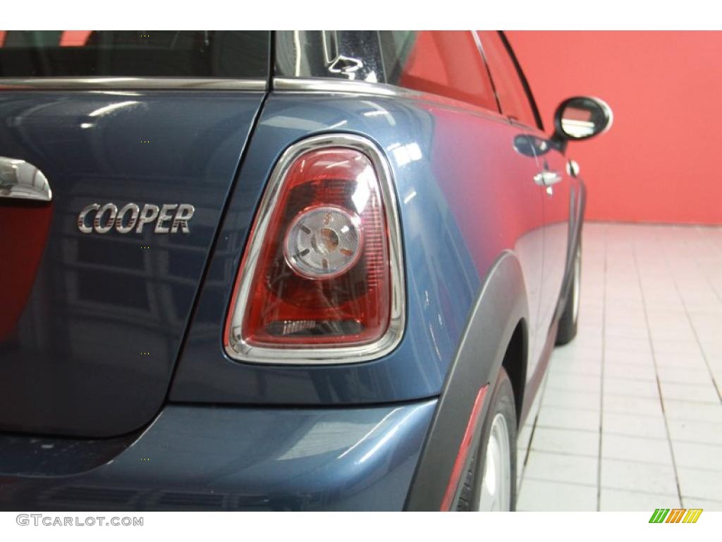 2009 Cooper Hardtop - Horizon Blue / Black/Grey photo #15