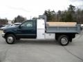 1999 Dark Tourmaline Metallic Ford F550 Super Duty XL Regular Cab 4x4 Dump Truck  photo #3