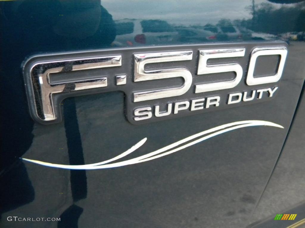 1999 Ford F550 Super Duty XL Regular Cab 4x4 Dump Truck Marks and Logos Photo #40642046