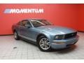 2005 Windveil Blue Metallic Ford Mustang V6 Deluxe Coupe  photo #13