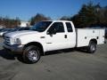 2002 Oxford White Ford F350 Super Duty XL SuperCab 4x4 Chassis  photo #1