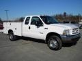 2002 Oxford White Ford F350 Super Duty XL SuperCab 4x4 Chassis  photo #2