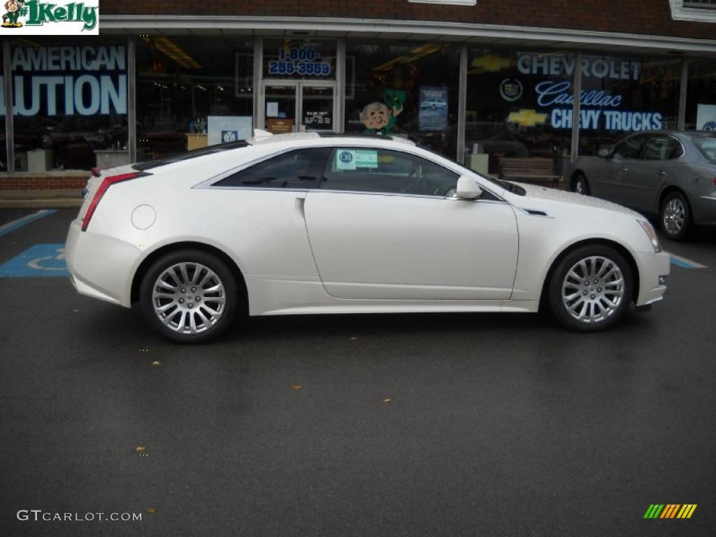 White Diamond Tricoat 2011 Cadillac CTS 4 AWD Coupe Exterior Photo #40643698