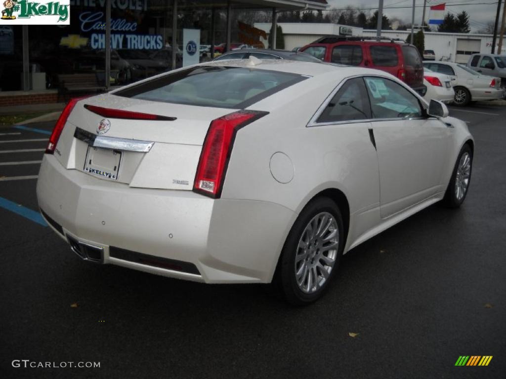 White Diamond Tricoat 2011 Cadillac CTS 4 AWD Coupe Exterior Photo #40643710
