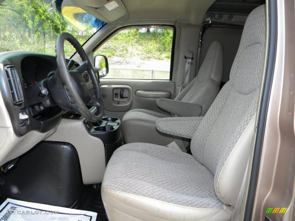 2002 GMC Savana Van G3500 Cargo Interior Color Photos
