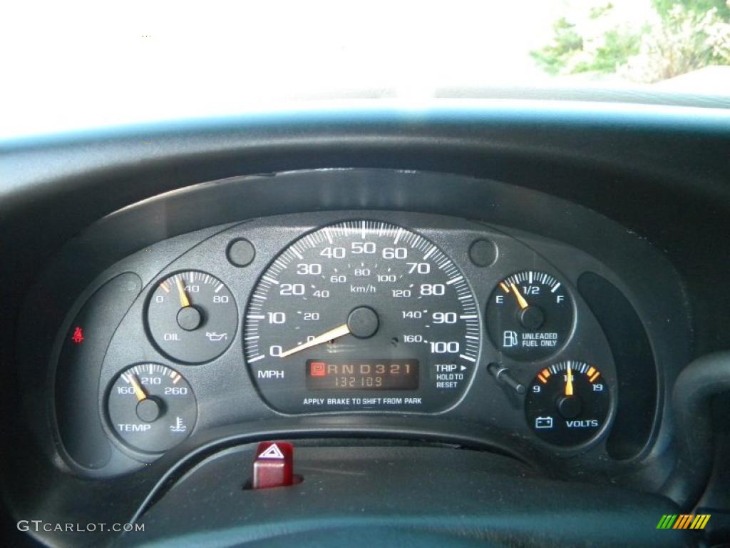 2002 Chevrolet Express 1500 LT Passenger Van Gauges Photo #40644546