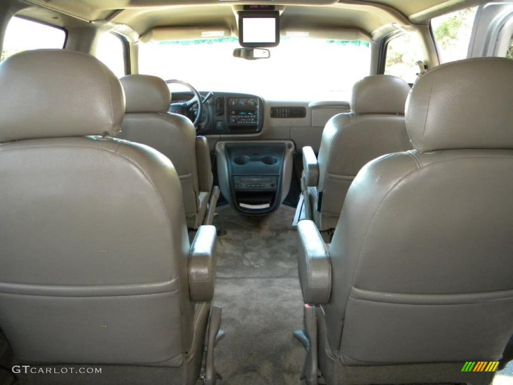 Neutral Interior 2002 Chevrolet Express 1500 LT Passenger Van Photo #40644650