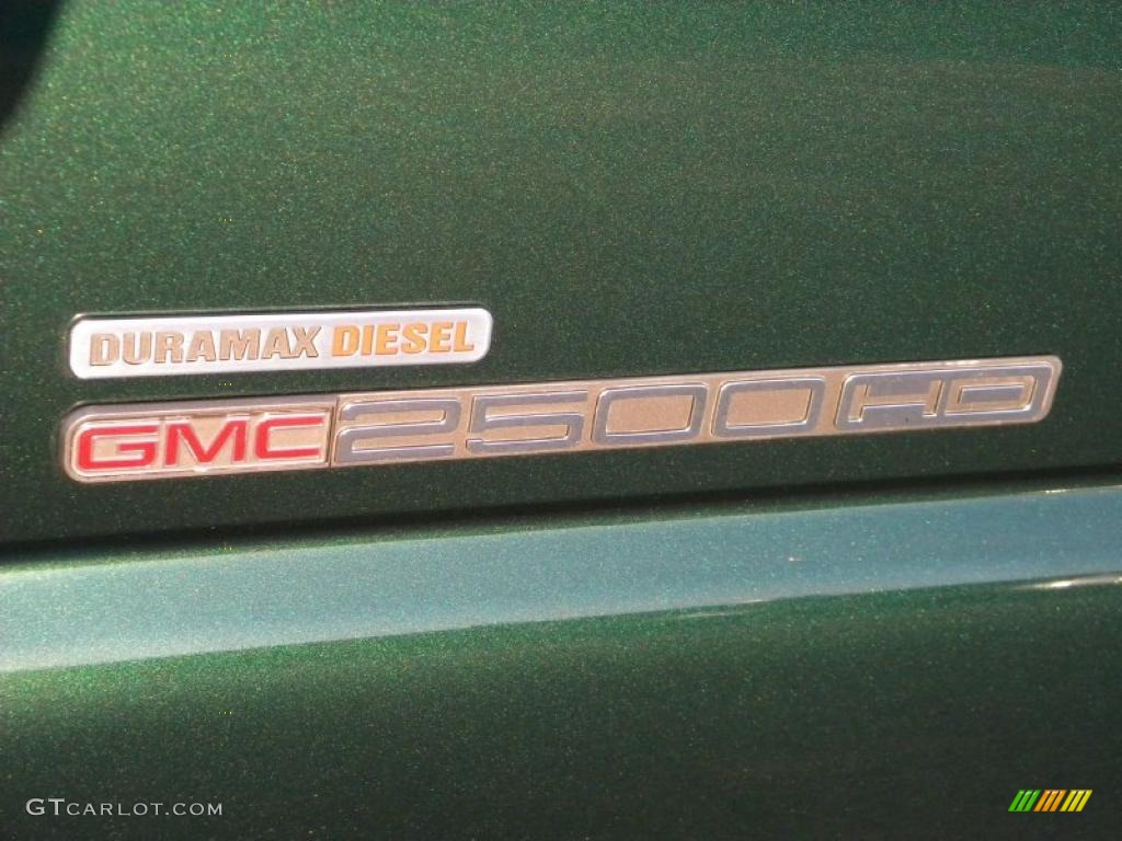 2003 Sierra 2500HD SLT Crew Cab - Polo Green Metallic / Dark Pewter photo #14