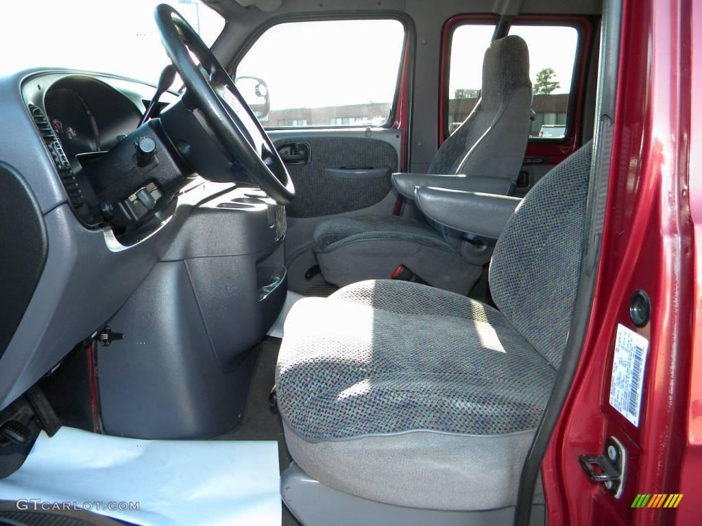 Mist Gray Interior 2000 Dodge Ram Van 3500 Passenger Photo #40645902