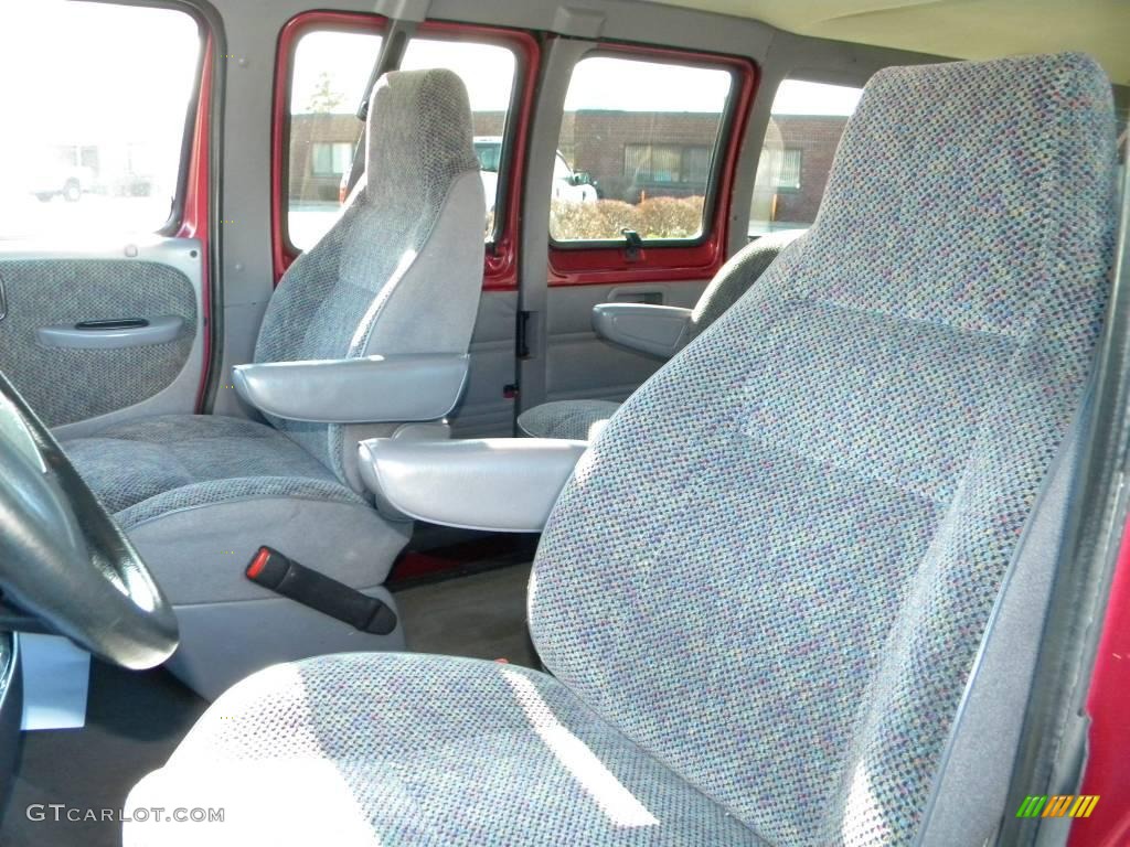 Mist Gray Interior 2000 Dodge Ram Van 3500 Passenger Photo #40645919