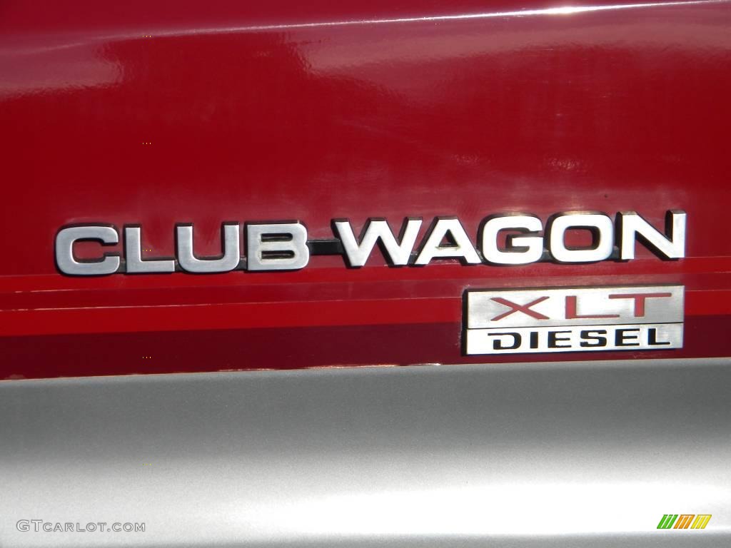 1989 Ford E Series Van Club Wagon Cargo Marks and Logos Photos