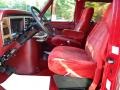  1989 E Series Van Club Wagon Cargo Red Interior