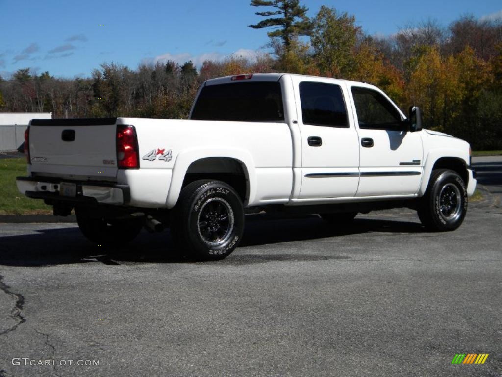 2007 Sierra 2500HD Classic SLE Crew Cab 4x4 - Summit White / Dark Charcoal photo #15