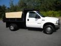 Oxford White - F350 Super Duty XL Regular Cab 4x4 Dump Truck Photo No. 2