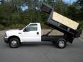 Oxford White - F350 Super Duty XL Regular Cab 4x4 Dump Truck Photo No. 7