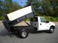 Oxford White - F350 Super Duty XL Regular Cab 4x4 Dump Truck Photo No. 12