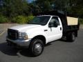 Oxford White - F350 Super Duty XL Regular Cab 4x4 Dump Truck Photo No. 13