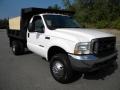 Oxford White - F350 Super Duty XL Regular Cab 4x4 Dump Truck Photo No. 14