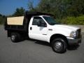 Oxford White - F350 Super Duty XL Regular Cab 4x4 Dump Truck Photo No. 18