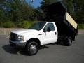 Oxford White - F350 Super Duty XL Regular Cab 4x4 Dump Truck Photo No. 19
