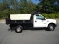 Oxford White - F350 Super Duty XL Regular Cab 4x4 Dump Truck Photo No. 22