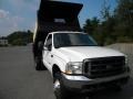 Oxford White - F350 Super Duty XL Regular Cab 4x4 Dump Truck Photo No. 23