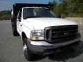 Oxford White - F350 Super Duty XL Regular Cab 4x4 Dump Truck Photo No. 24