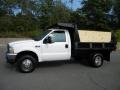 Oxford White - F350 Super Duty XL Regular Cab 4x4 Dump Truck Photo No. 31