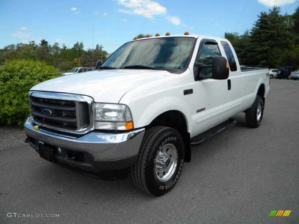 Oxford White 2003 Ford F350 Super Duty XLT SuperCab 4x4 Exterior Photo #40647086